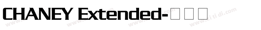 CHANEY Extended字体转换
